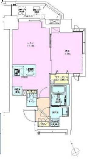 門前仲町レジデンス七番館 605 間取り図