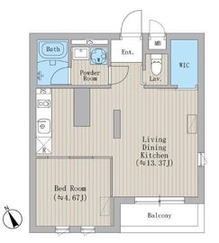 ルーチェ学芸大学 304 間取り図