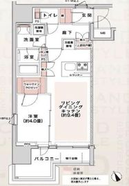 インプレストコア四谷坂町 7階 間取り図