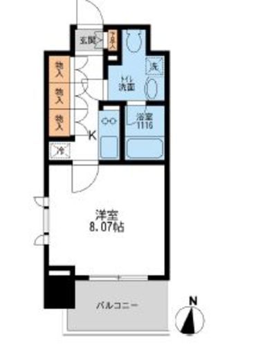 アーデン清澄白河 301 間取り図