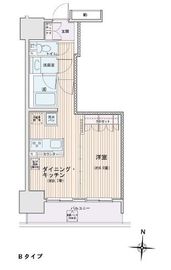 エスティメゾン錦糸町2 1406 間取り図