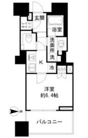 アトラス本郷三丁目 4階 間取り図