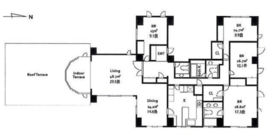 ルグラン三番町 601 間取り図