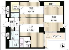 グリーンコート 604 間取り図