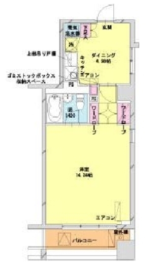 HF八丁堀レジデンス2 901 間取り図