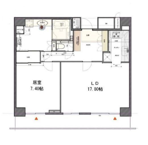 渋谷アインス 3階 間取り図