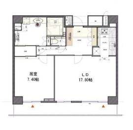 渋谷アインス 3階 間取り図
