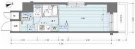 レジディア銀座東 306 間取り図