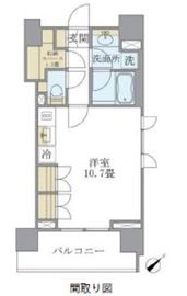 アパートメンツ千駄木 705 間取り図