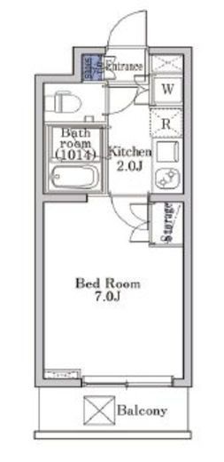 ラクラス学芸大学 204 間取り図