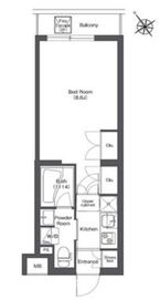 コンフォリア不動前 205 間取り図