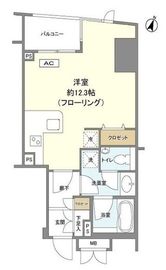 デュオスカーラ神楽坂タワー 1階 間取り図