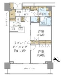 ブリリアザ・タワー東京八重洲アベニュー 4階 間取り図