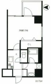 ホーヨー東京レジデンス赤坂3丁目 2階 間取り図