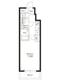 アペルト西新宿 202 間取り図