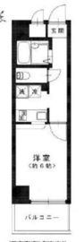 マイキャッスル中目黒3 3階 間取り図