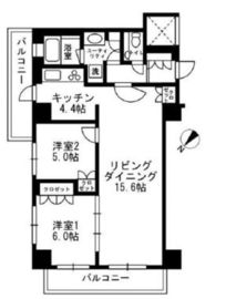 アーバンパーク代官山2 316 間取り図