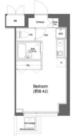 コンフォリア東中野 201 間取り図