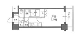 クオリア小石川 5階 間取り図