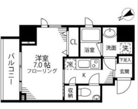 ファインクレスト護国寺 404 間取り図