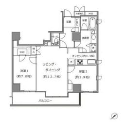 ソプラタワー 7階 間取り図