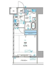 ジェノヴィア浅草3グリーンヴェール 5階 間取り図