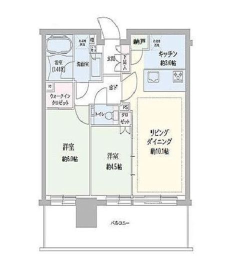 シティタワーズ東京ベイ 2階 間取り図