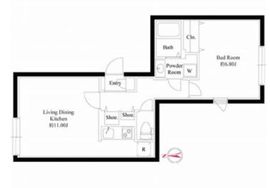 パセオ東新宿 303 間取り図