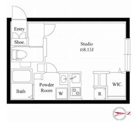 パセオ東新宿 304 間取り図