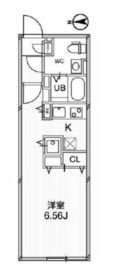 パセオ東新宿 202 間取り図