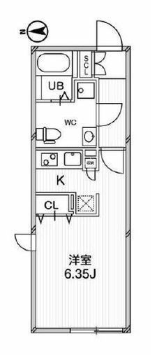 パセオ東新宿 301 間取り図