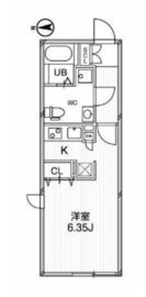 パセオ東新宿 401 間取り図