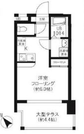 ベルア三宿 702 間取り図