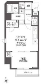 ルクレ千石 401 間取り図