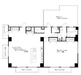 神宮前リライアンスBldg 301 間取り図