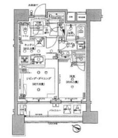 ヴィークコート人形町 5階 間取り図