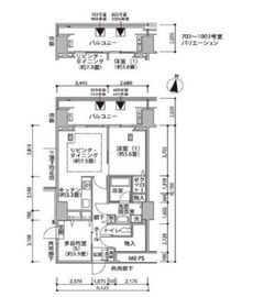 東雲キャナルコートCODAN 17-903 間取り図