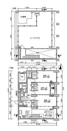 東雲キャナルコートCODAN 14-1402 間取り図