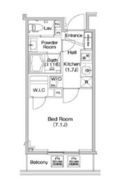 コンフォリア錦糸町 403 間取り図