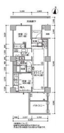 東雲キャナルコートCODAN 21-1307 間取り図