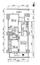 東雲キャナルコートCODAN 21-909 間取り図