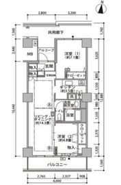 東雲キャナルコートCODAN 21-904 間取り図