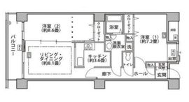 東雲キャナルコートCODAN 18-303 間取り図