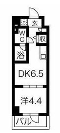 エルフォルテ東京イースト 6階 間取り図