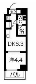 エルフォルテ東京イースト 4階 間取り図