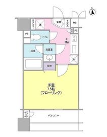 プライブ恵比寿 7階 間取り図