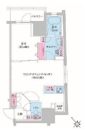 レジディア荻窪Ⅲ 603 間取り図