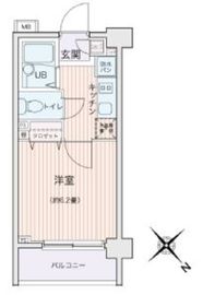 エコロジー都立大学レジデンス 615 間取り図