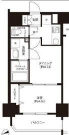 日神デュオステージ中野坂上NEXT 7階 間取り図