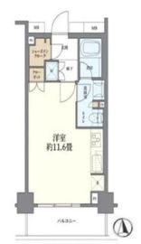 グローリオ東新宿 3階 間取り図